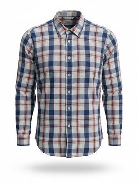 Lucky Brand Mens Plaid Button Down Shirt XL Cotton Casual Long Sleeve